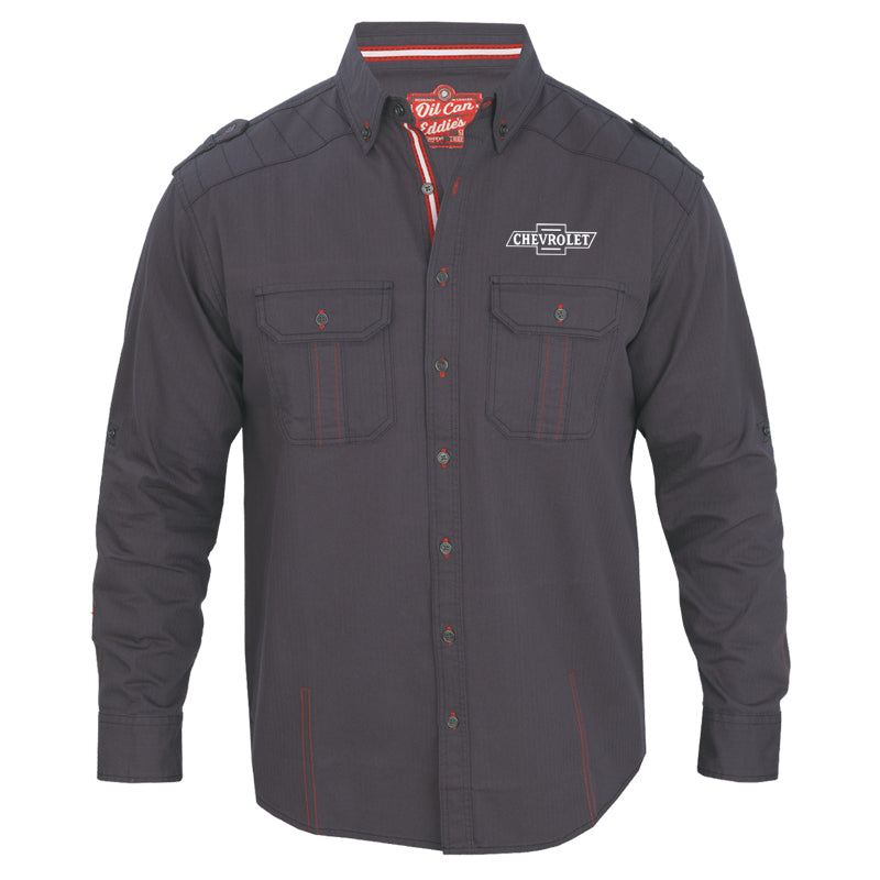 Men's Oil Can Vintage Logo L/S Shirt