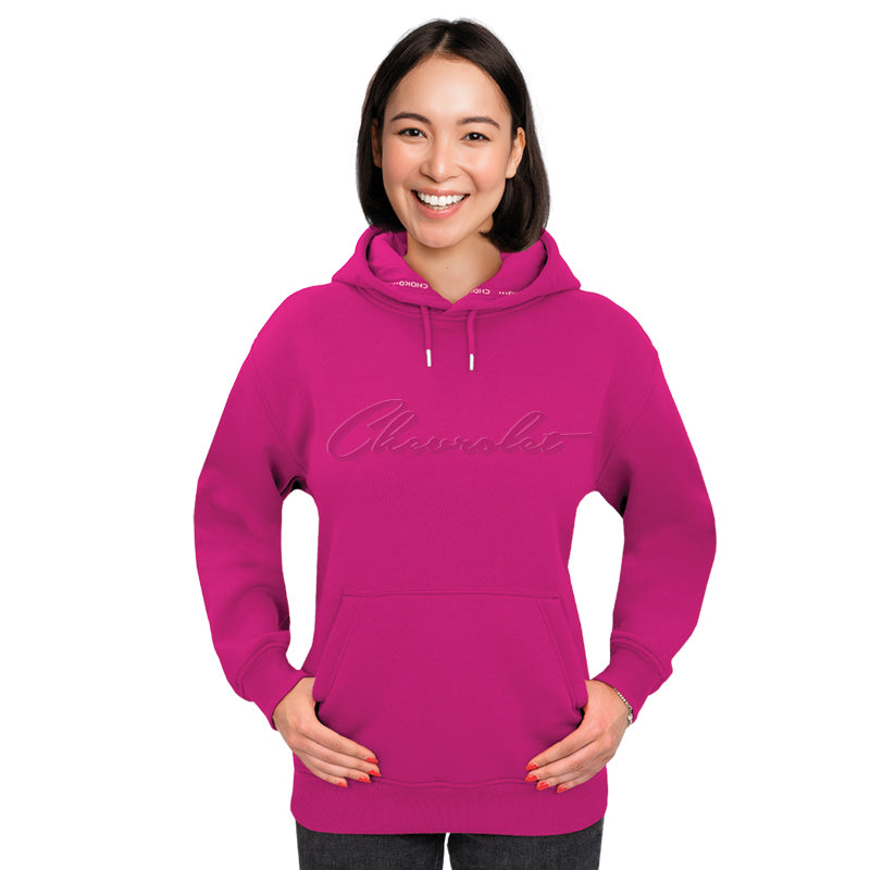 Embossed Unisex Motion Pullover Hoodie