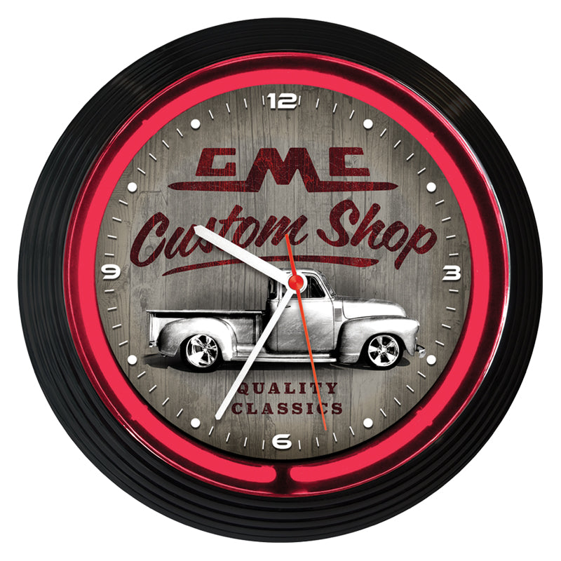 Custom Shop Neon Clock
