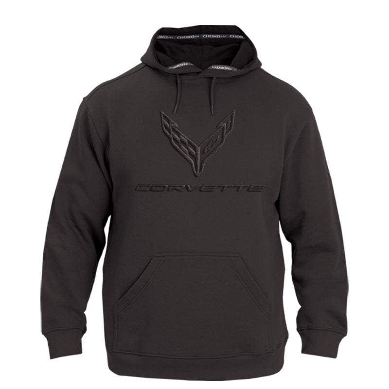 Embossed Unisex Motion Pullover Hoodie