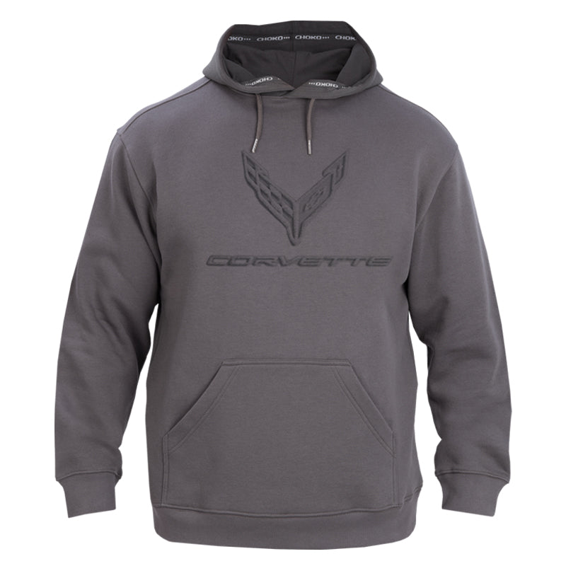 Embossed Unisex Motion Pullover Hoodie