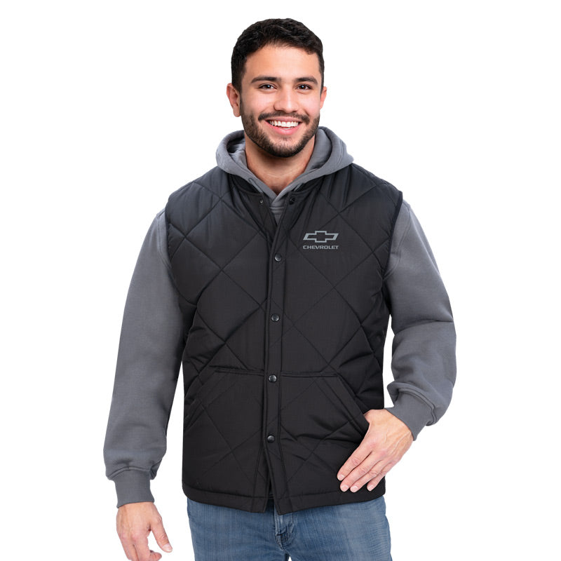 Men's Essential Quilted Snap Vest