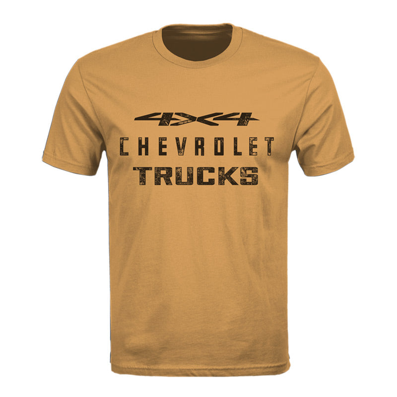 4x4 Chevrolet Tan S/S T-Shirt