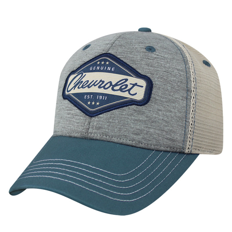 Vintage Washed Patch Mesh Snap Cap