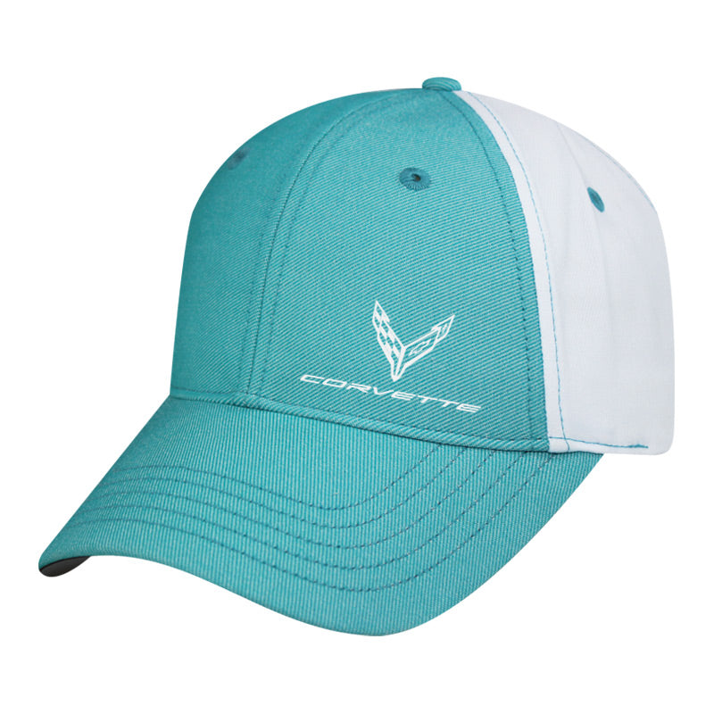 Youth/Ladies Woven Denim Stretch Snap Cap