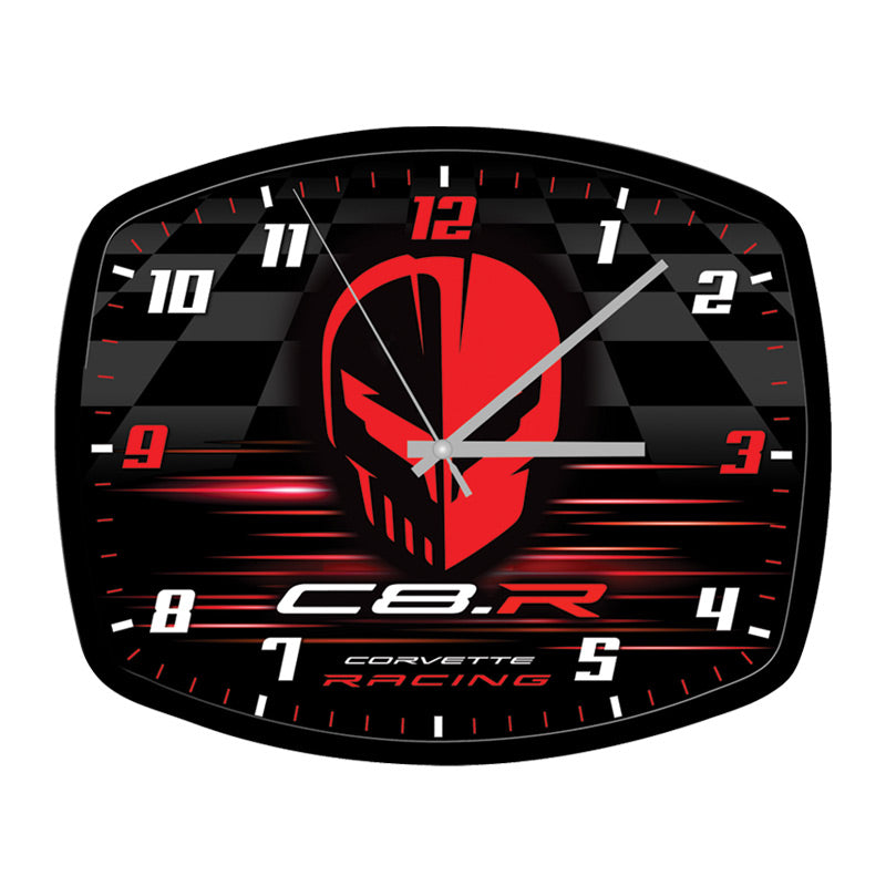Jake C8-R Racing Shop Clock