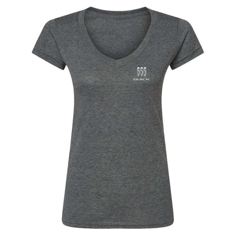 Ladies V-Neck Buick S/S T-Shirt
