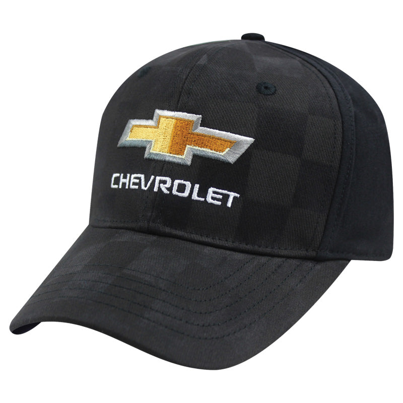 Woven Checker Full Back Cap