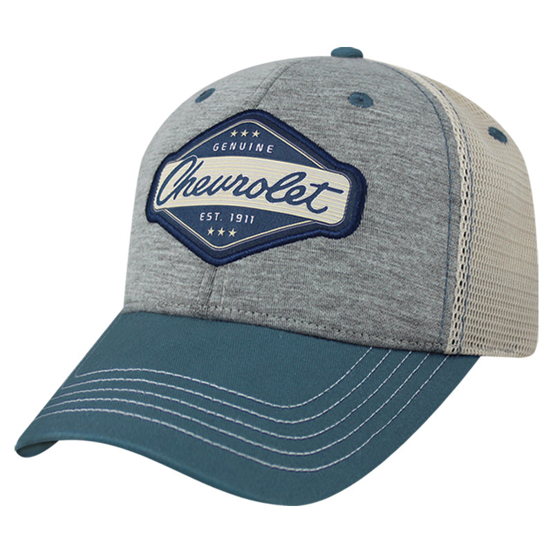Vintage Washed Patch Mesh Snap Cap