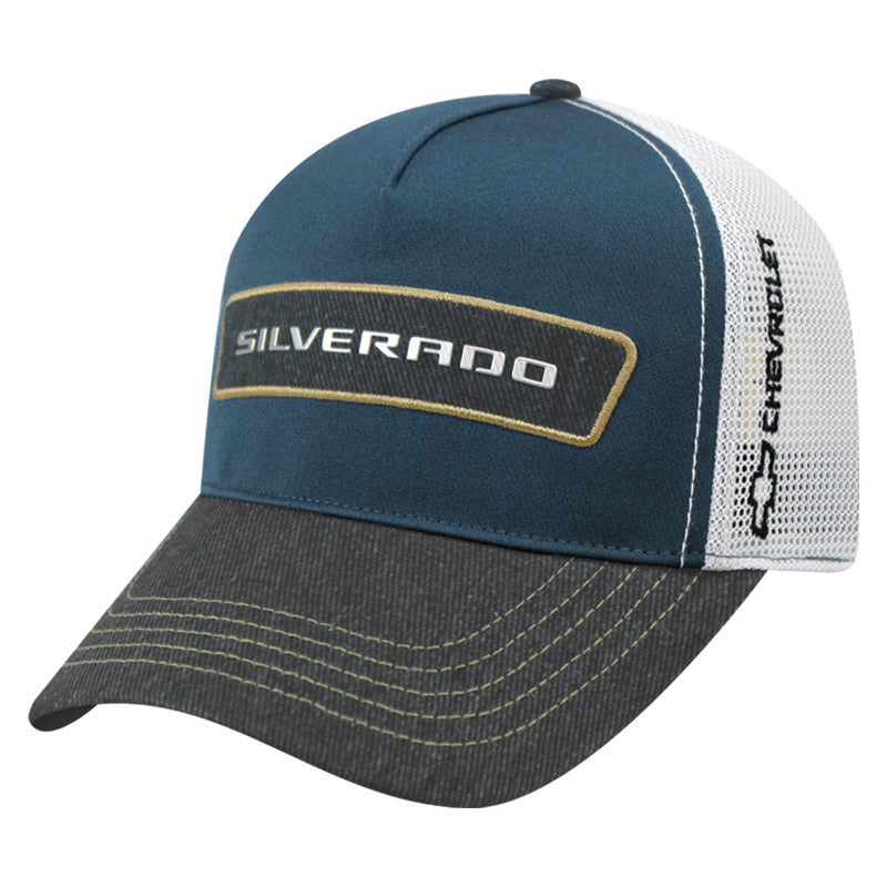 Silverado 3-Tone Mesh Snap Cap