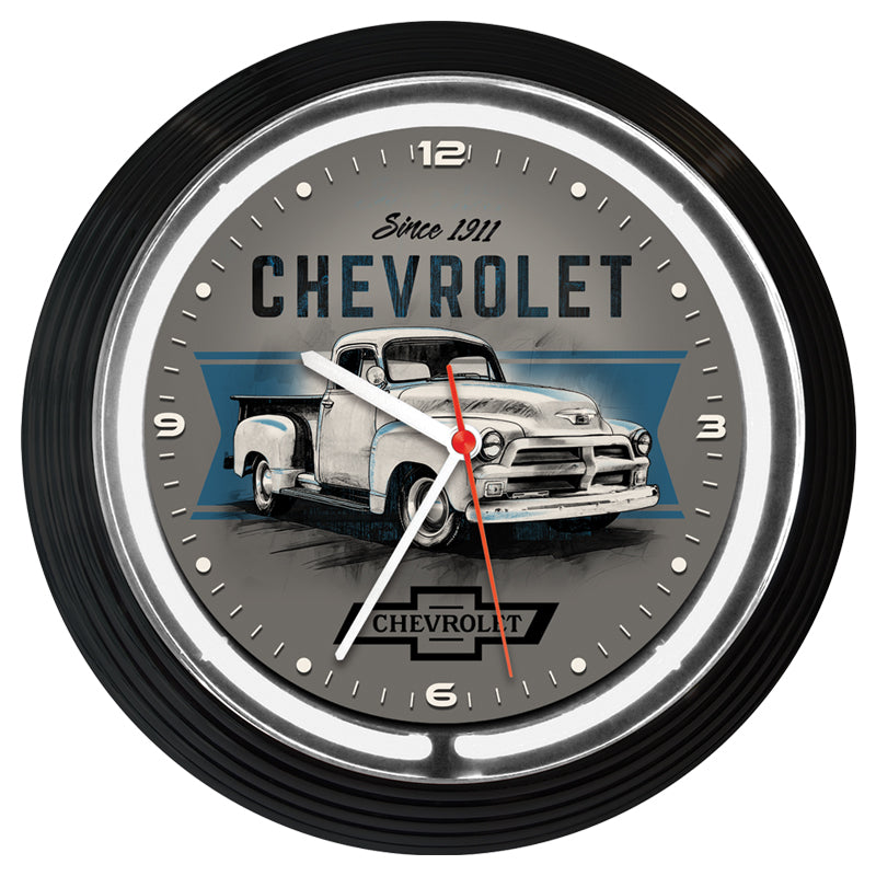 Since 1911 Truck Neon Clock