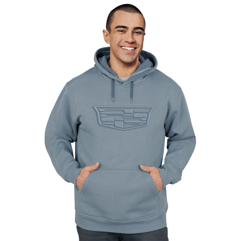 Embossed Unisex Motion Pullover Hoodie