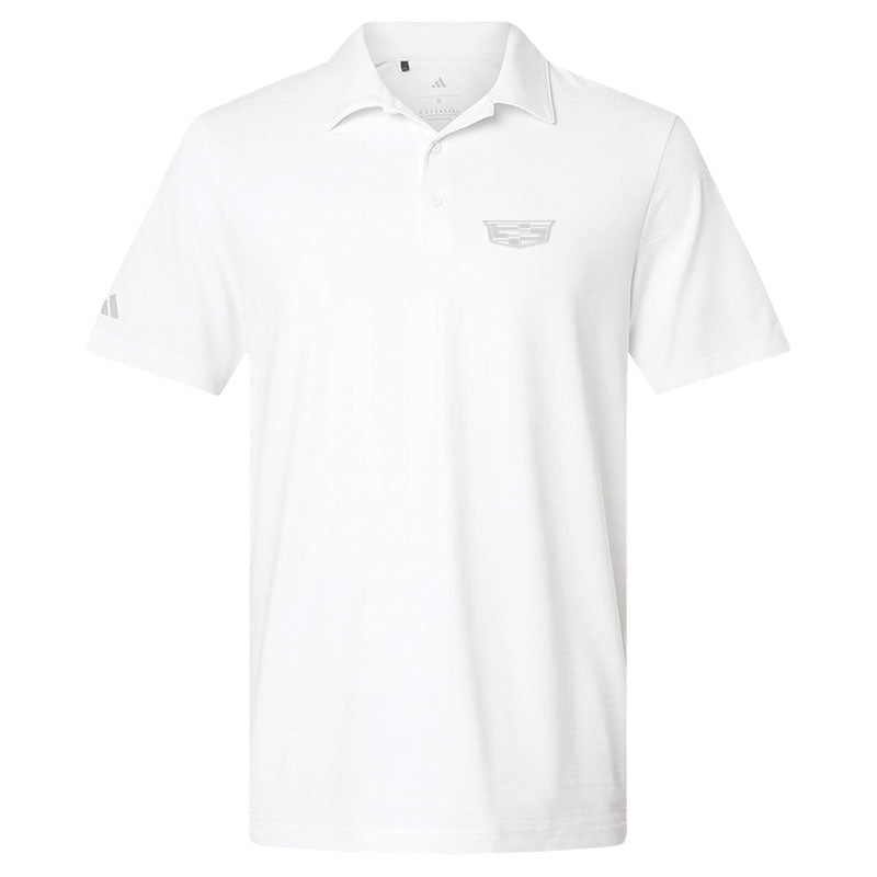 Men's Adidas Textured Stripe Polo