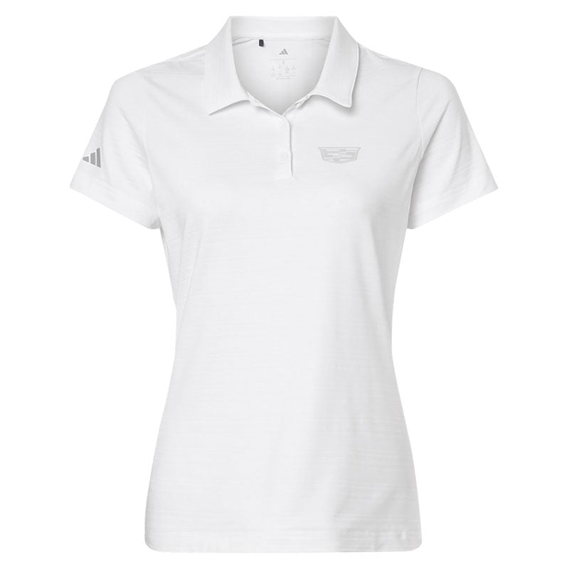 Ladies Adidas Textured Stripe Polo
