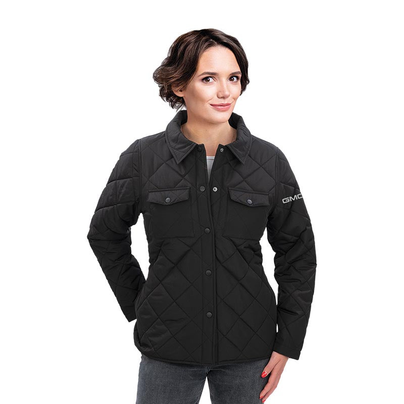 Ladies Essential Quilted Snap Jacket