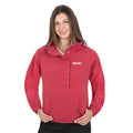 Ladies Plush 1/2 Snap Micro-fleece