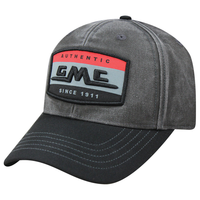 Stone Washed GMC Authentic Patch Snap Cap