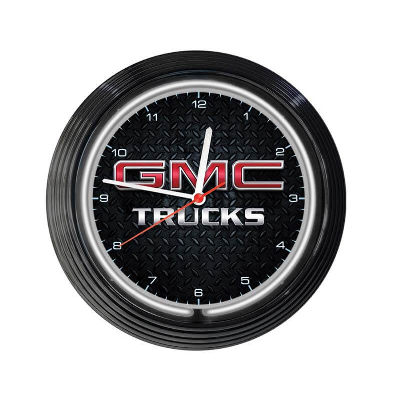 GMC Trucks Neon Clock