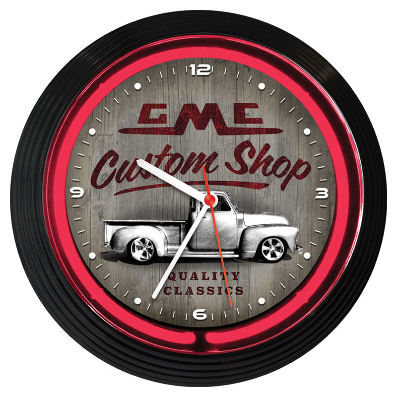 Custom Shop Neon Clock