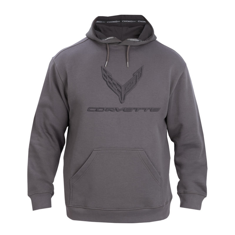 Embossed Unisex Motion Pullover Hoodie
