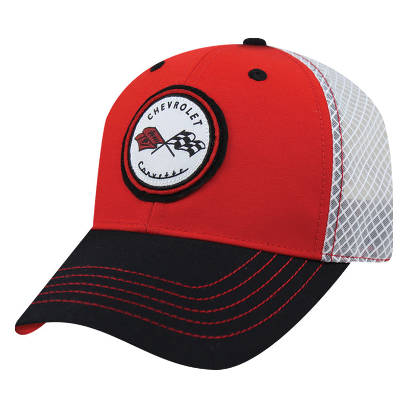 Vintage Patch Mesh Snap Cap