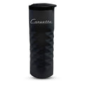Elevate Travel Mug -Retro script logo