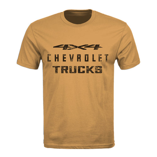 4x4 Chevrolet Tan S/S T-Shirt