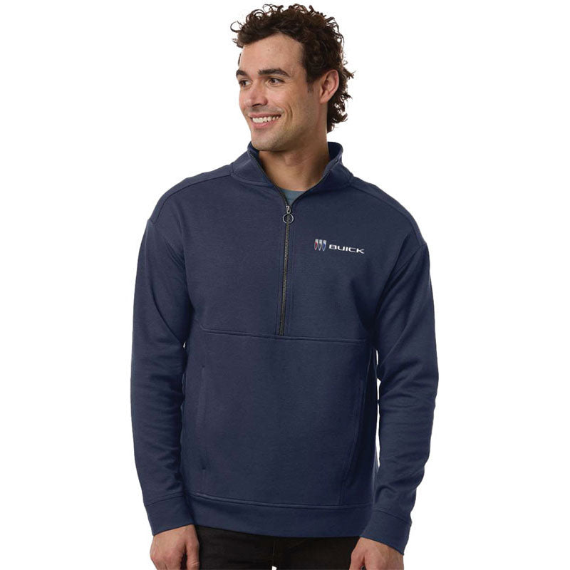 Men's Mantra Half-Zip Ottoman Pullover by North End