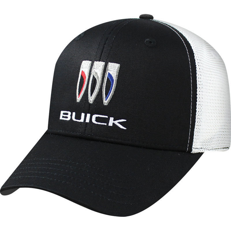 Trucker Stacked Logo Mesh Snap Cap