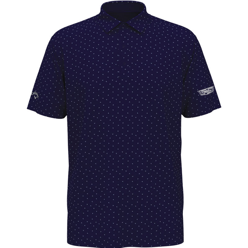 Callaway Micro Chevron Print Polo