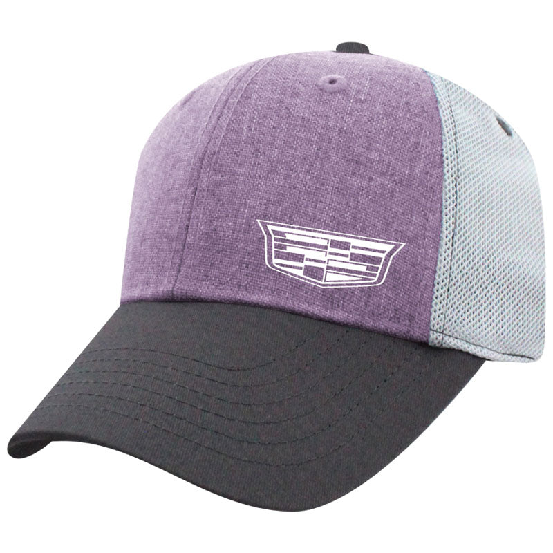 Ladies Off-set Badge Mesh Snap Cap