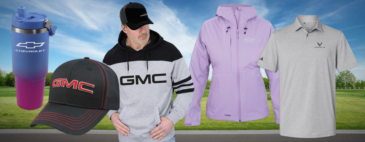 Gm Merch Official GM Apparel by Choko Authentics | Chevrolet, GMC & Corvette ...